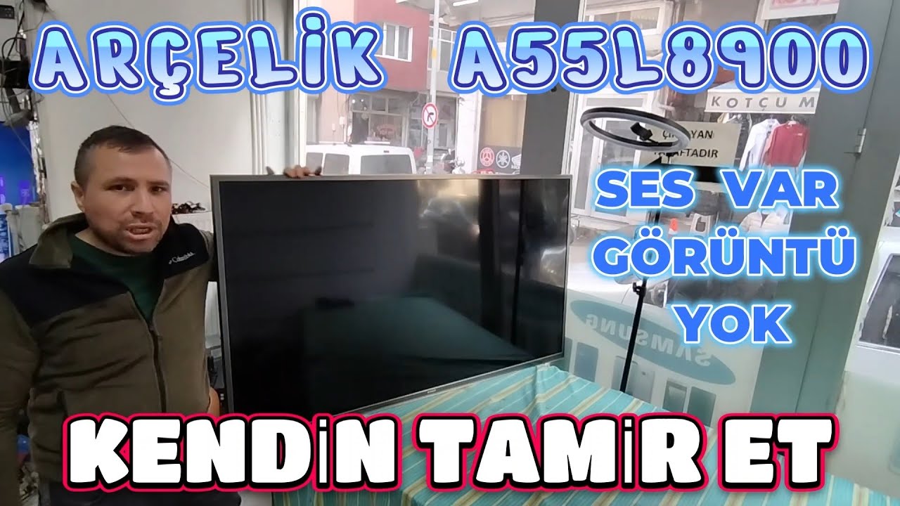 ARÇELİK A55L8900 LED DEĞİŞİMİ SES VAR GÖRÜNTÜ YOK KENDİN TAMİR ET