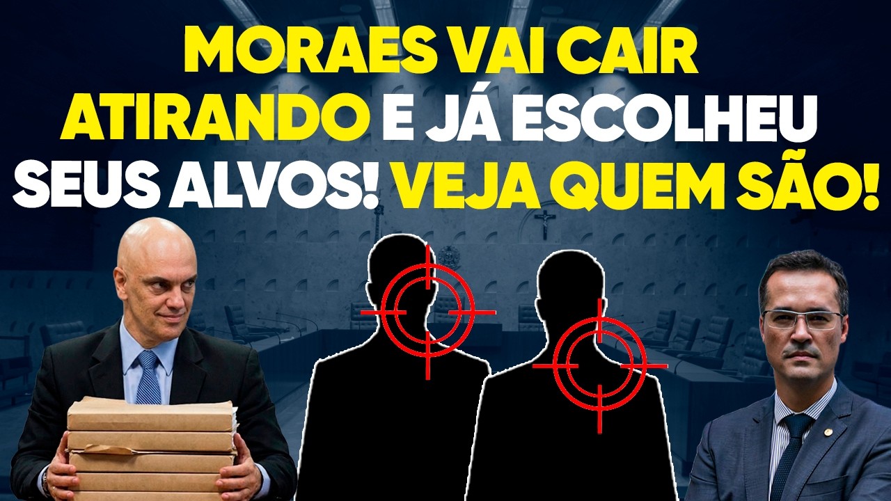 Moraes vai CAIR ATIRANDO e j&aacute; escolheu seus ALVOS! Veja quem s&atilde;o!
