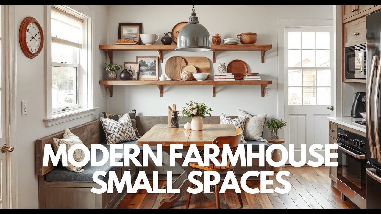 Stunning Modern Farmhouse Design Ideas for Small Spaces