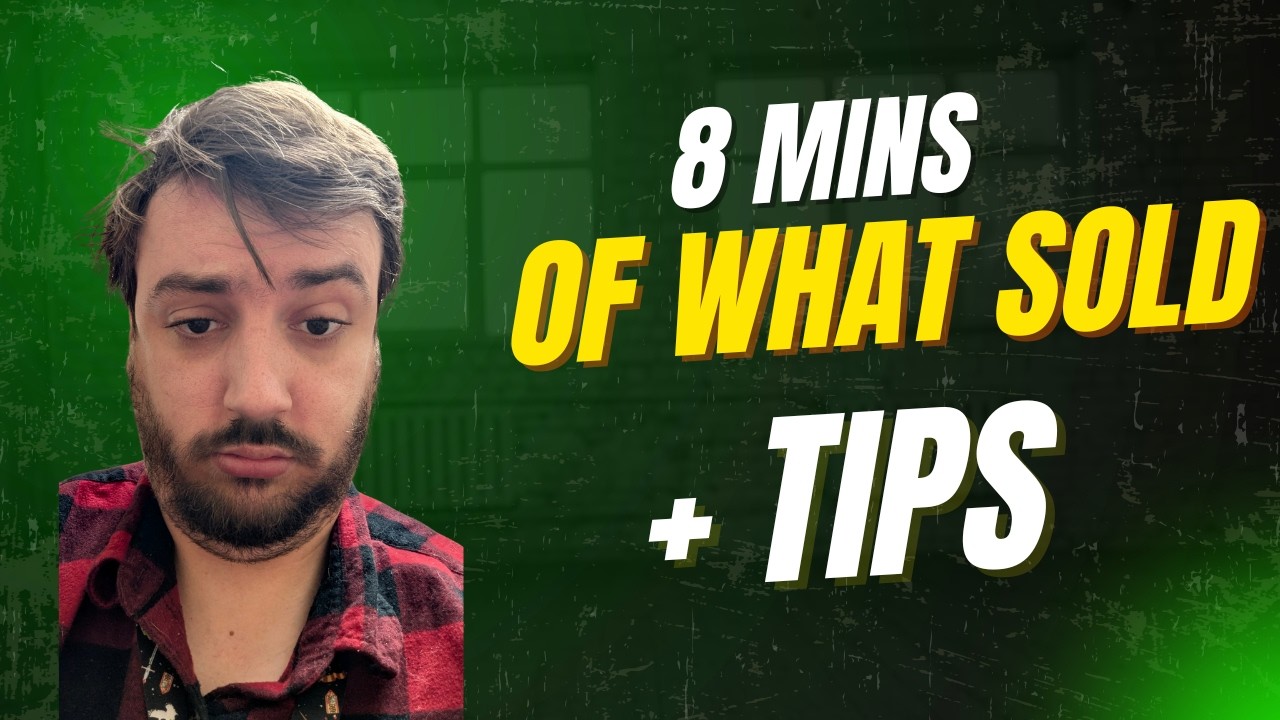 8 Mins of What Sold + Sourcing Tips