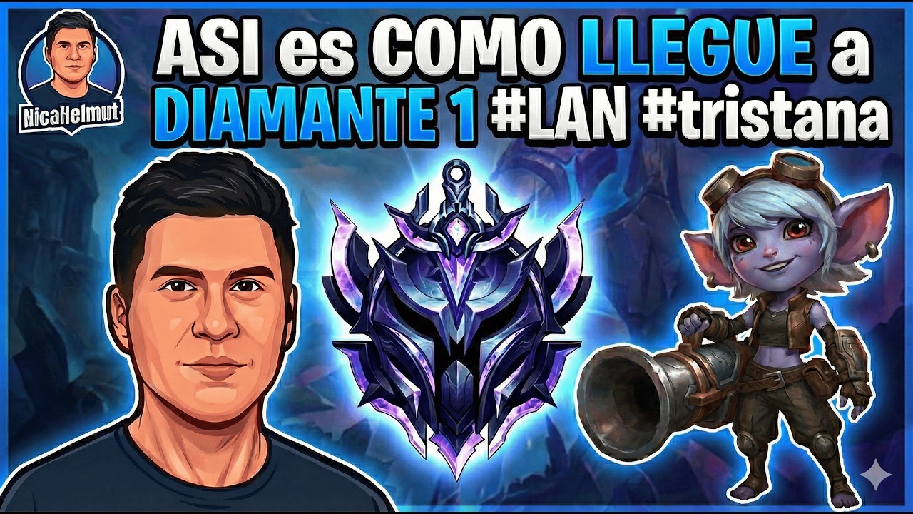 ASI es COMO LLEGUE a DIAMANTE 1 #LAN #leagueoflegends #nicaragua #tristana
