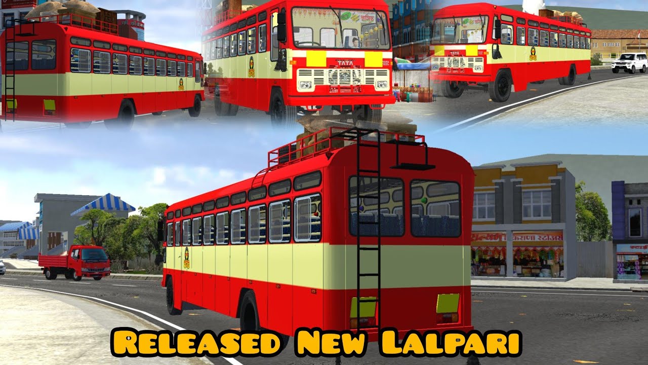 Releasing Old Tata 1512 Bs-3 Msrtc Bus Mod |  Old is Gold Lalpari Msrtc Bus |