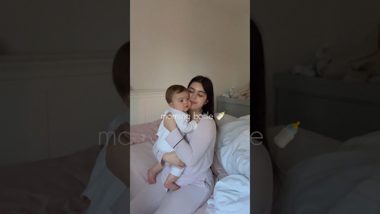 a realistic morning routine 🍼☁️#shorts#baby#babyboy#momlife#mom#ditl#morningroutine#morning#routine