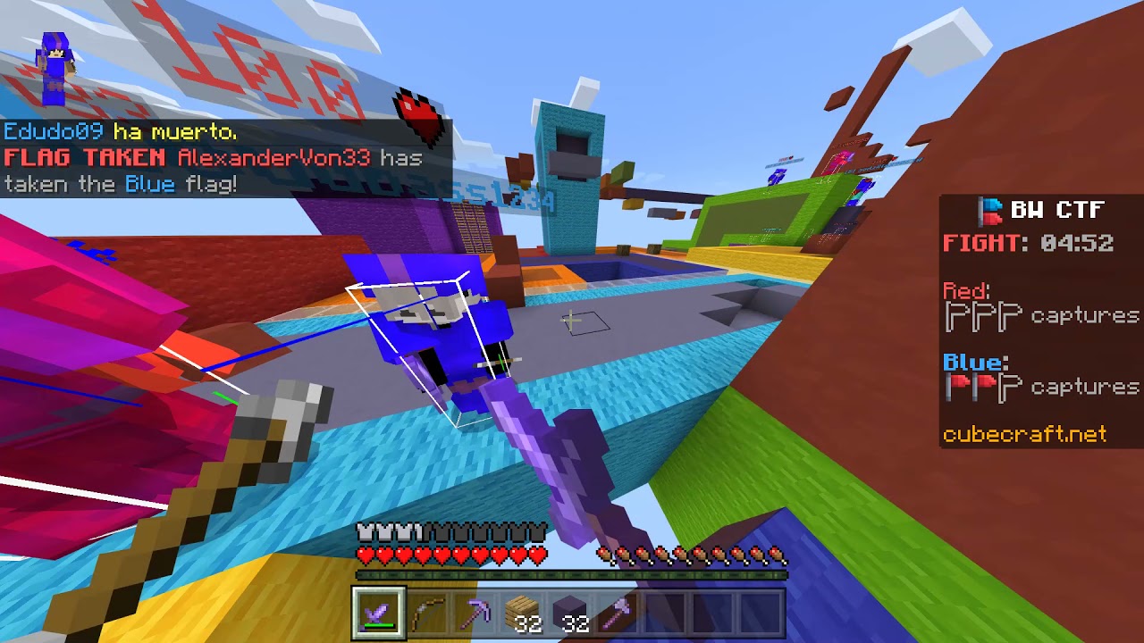 block wars cubecraft overpowered mode