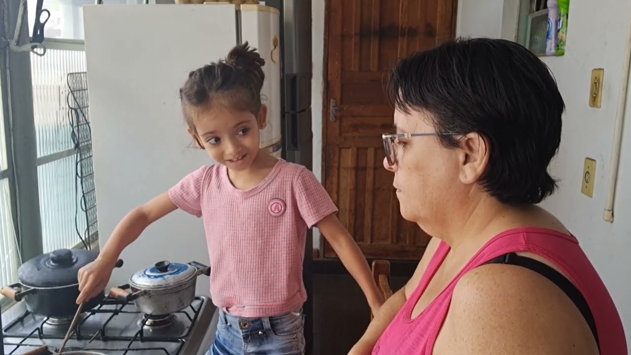 cozinhando com Samantha