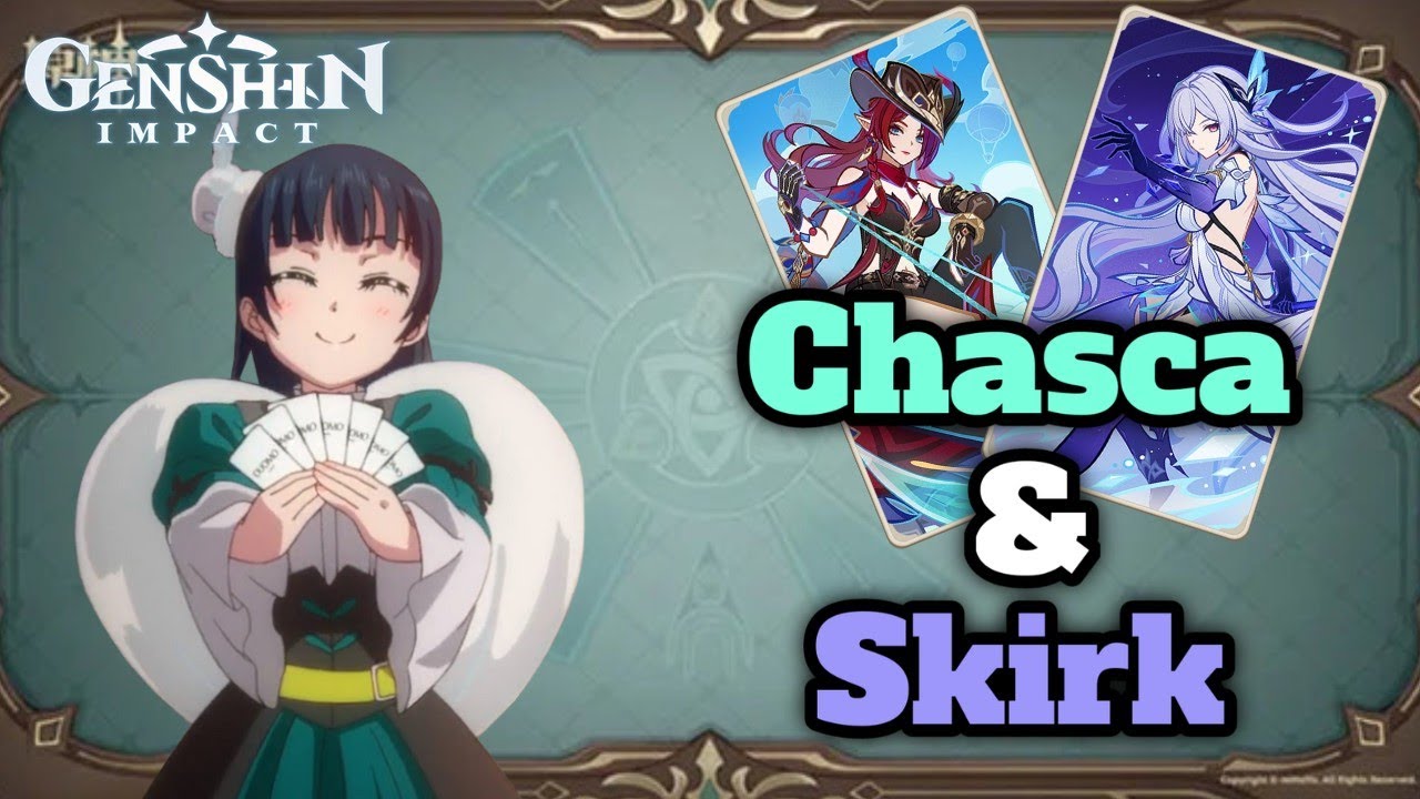 Este Mazo de SKIRK con CHASCA es algo complejo de jugar!! | Invocación de los Sabios| Genshin Impact