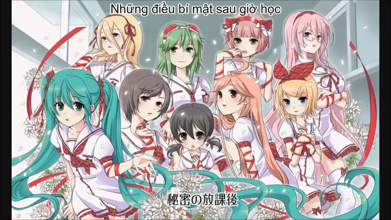 Vnsharing Vocaloid Girls   Himitsu no houkago  Vocaloid vietsub