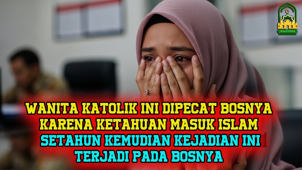 WANITA KATOLIK DIPECAT DRI KANTOR KRN KETAHUAN MSUK ISLAM OLEH BOSNYA 1 THUN KEMUDIAN HAL INI TRJADI
