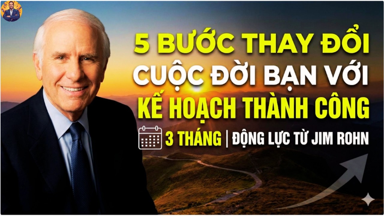 5 Bước Thay Đổi Cuộc Đời Bạn Với Kế Hoạch Thành Công 3 Tháng | Động Lực Từ Jim Rohn
