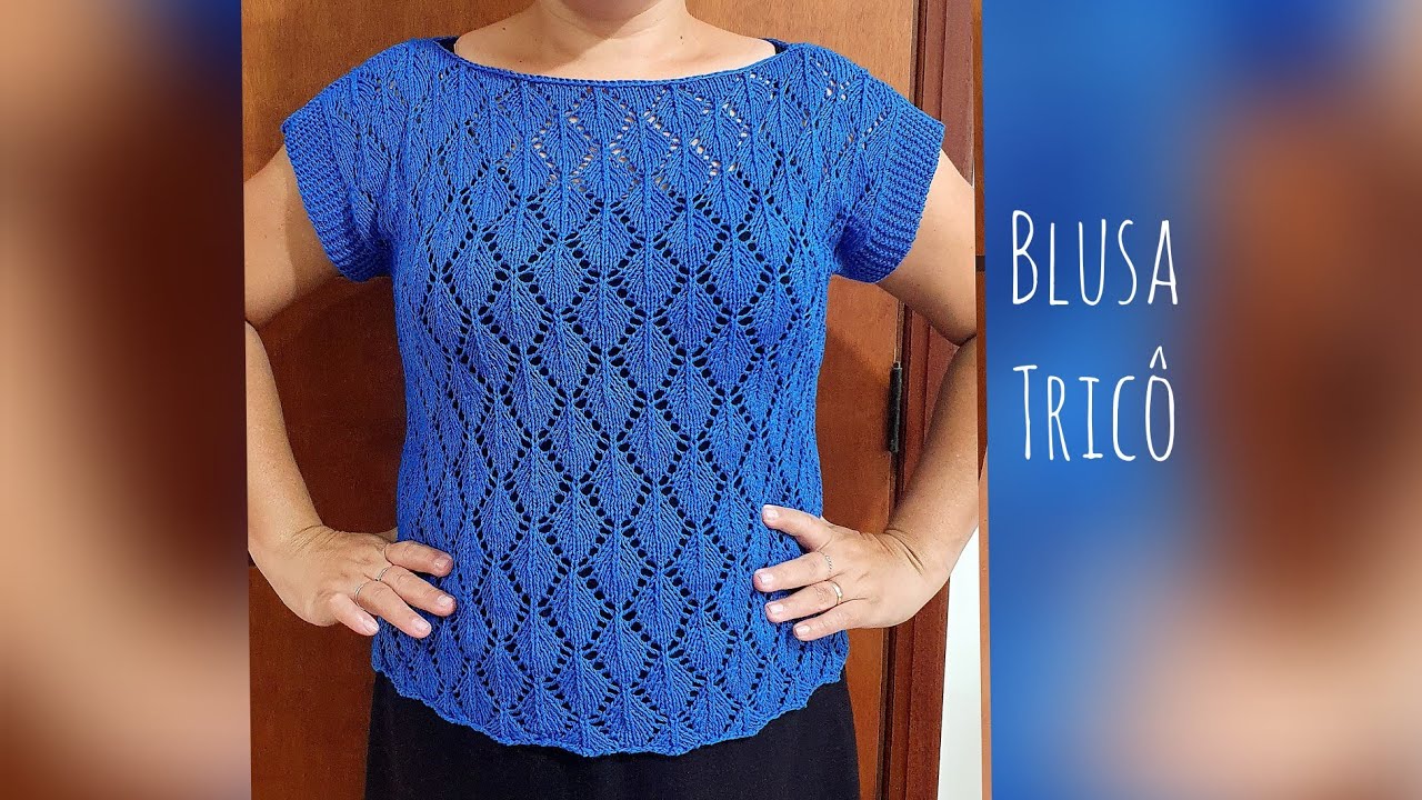 Blusa Tricô Verão 🌿
