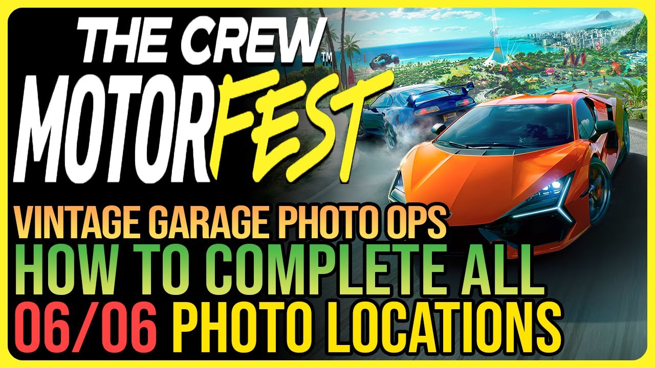 All Vintage Garage Photo Ops The Crew Motorfest