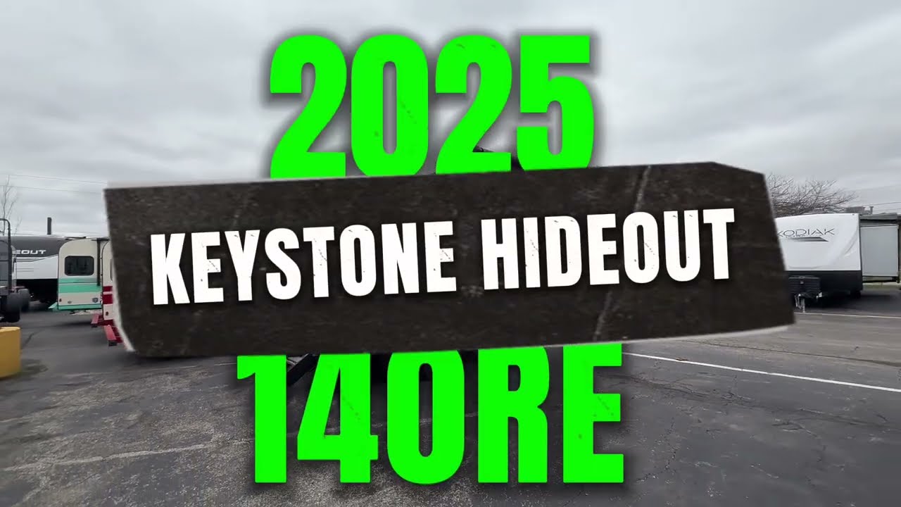 Must See Small Couples Camper | 2025 Keystone Hideout 140RE | VEURINKS RV CENTER. Grand Rapids, Mi