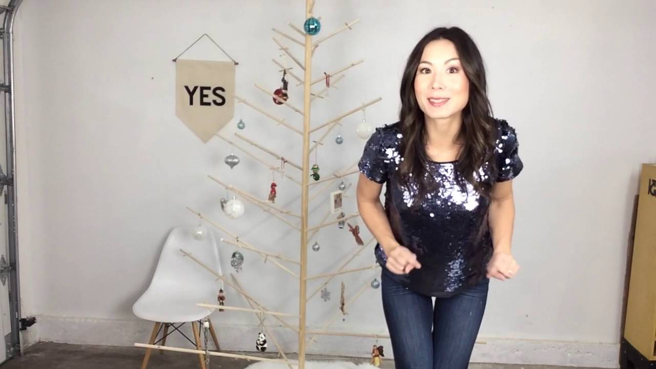 Wooden Dowel Christmas Tree : Home Made Mimi