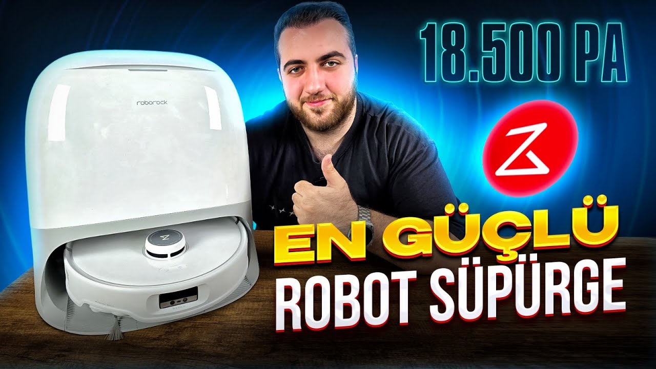 18.500 Pa emiş gücüyle öne çıkan Roborock Qrevo Curv robot süpürge incelemesi!