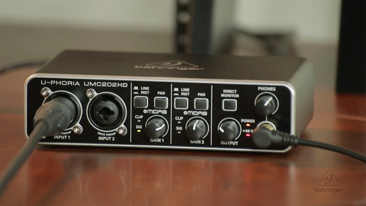 Инструкция по использованию UMC202HD - Первая запись