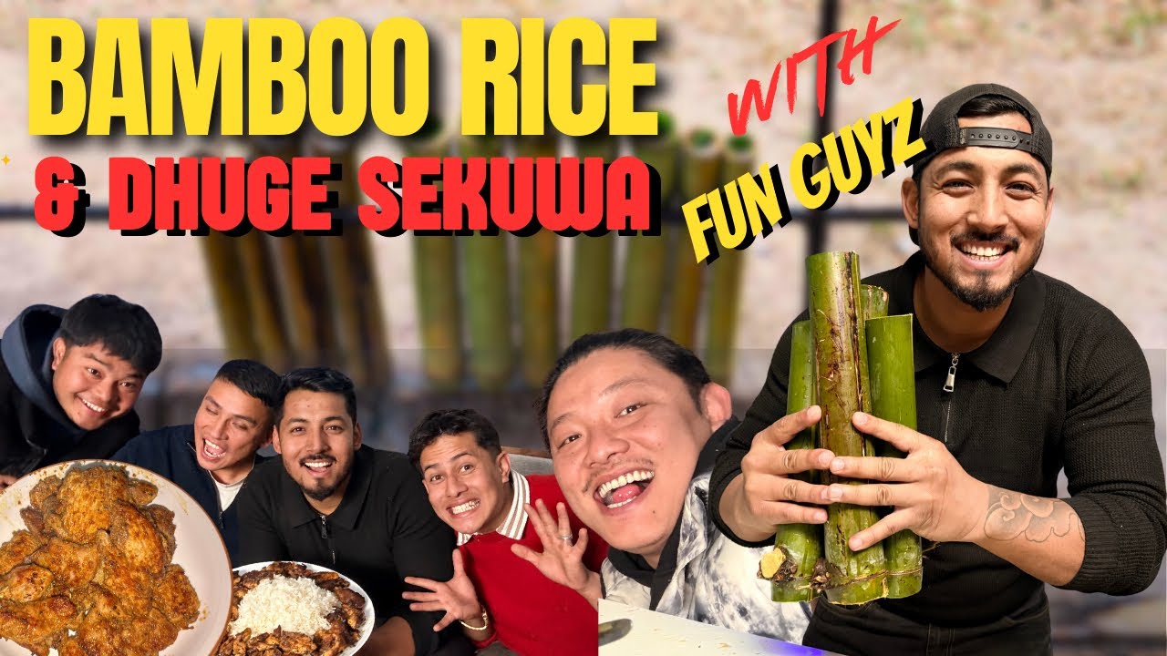 BAMBOO RICE AND DHUNGE SEKUWA WITH FUNGUYZ