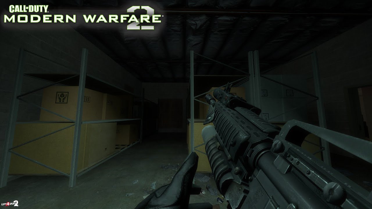 Left 4 Dead 2 M203 Grenadier Call of Duty Modern Warfare 2 (Grenade Launcher) - Alex - Gameplay