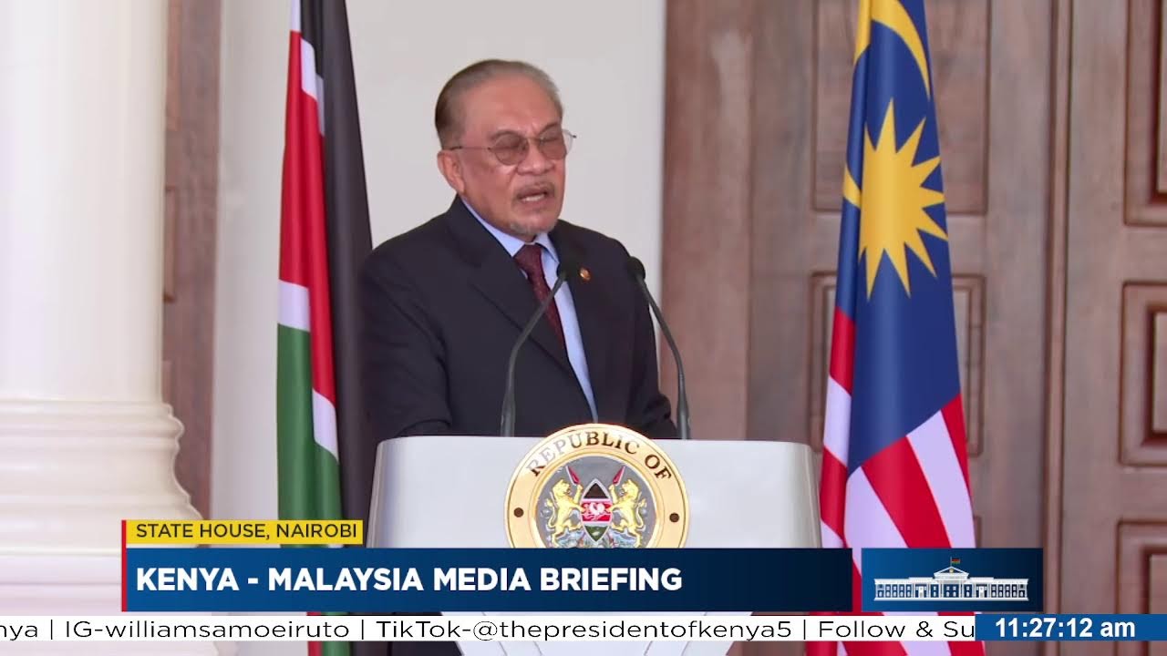 Kenya - Malaysia Media Briefing, State House