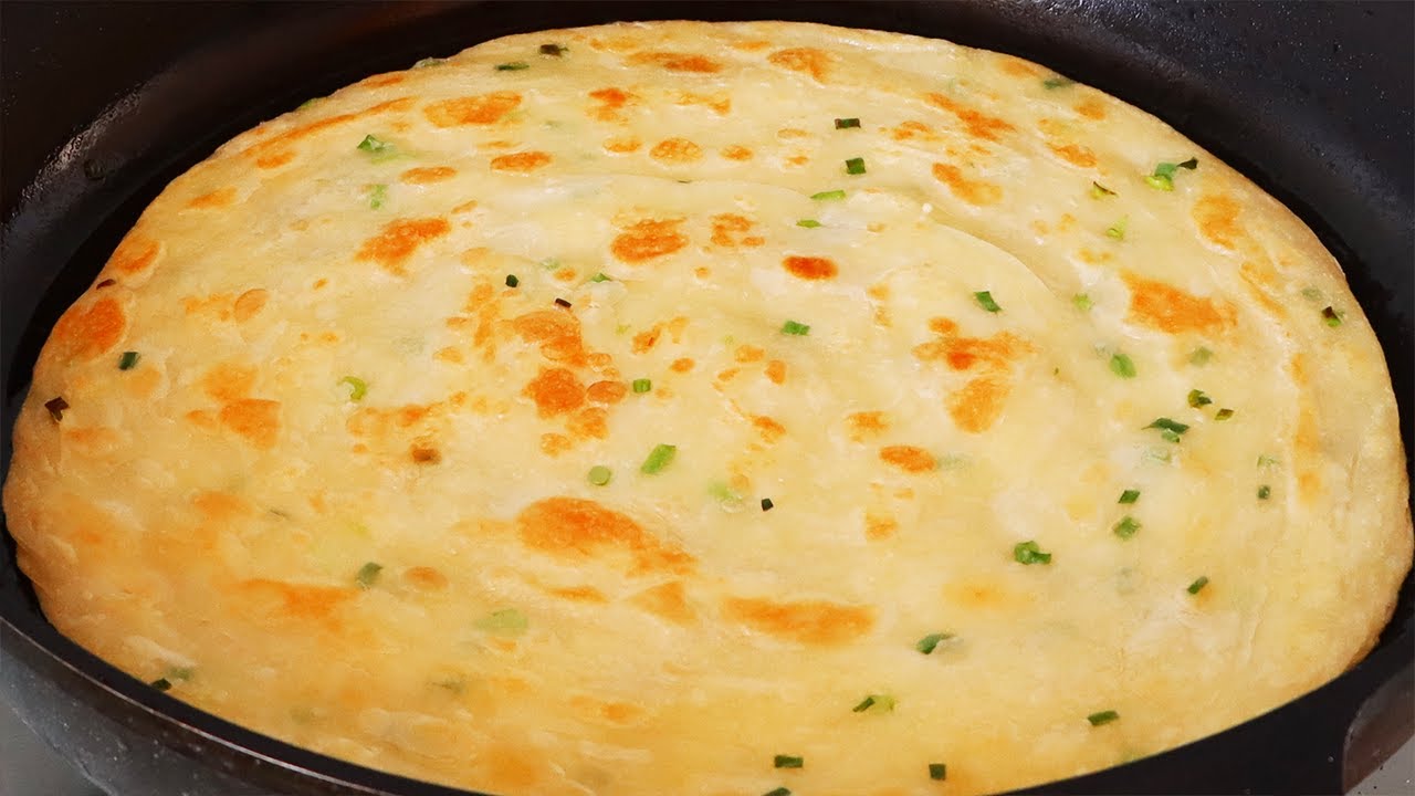 一碗面粉一碗水，教你做香酥手撕饼，外酥里软，层次分明，大人小孩都爱吃【海娟美食】