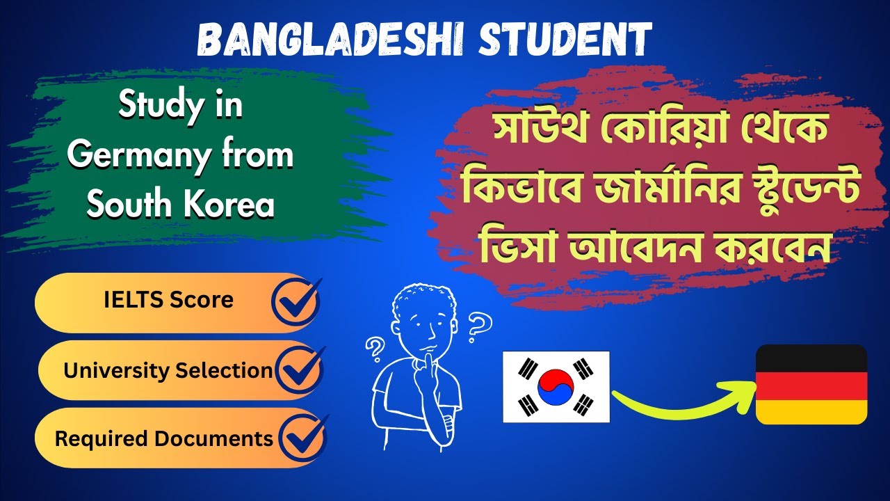 Germany Student Visa Application Process from South Korea || Full Guideline || Study in Germany