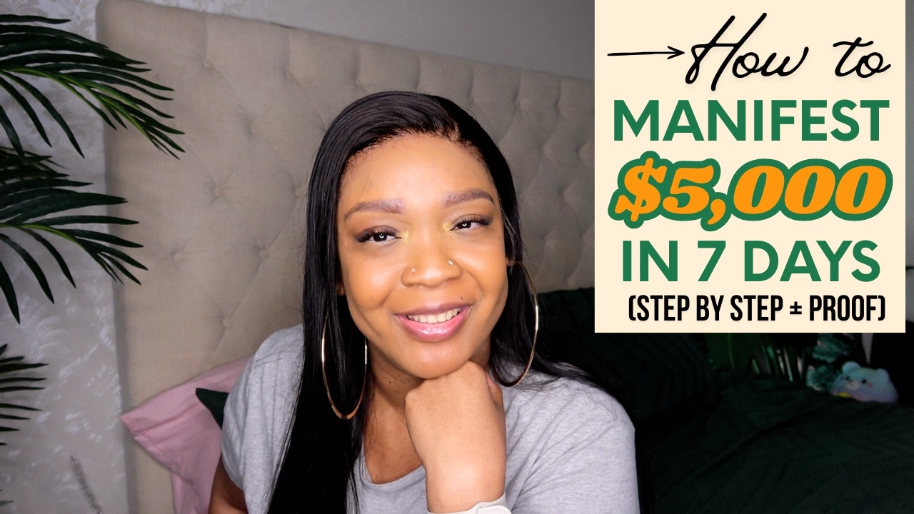 How to MANIFEST $5,000 or More in 7 DAYS (Without Obsessing Over It)