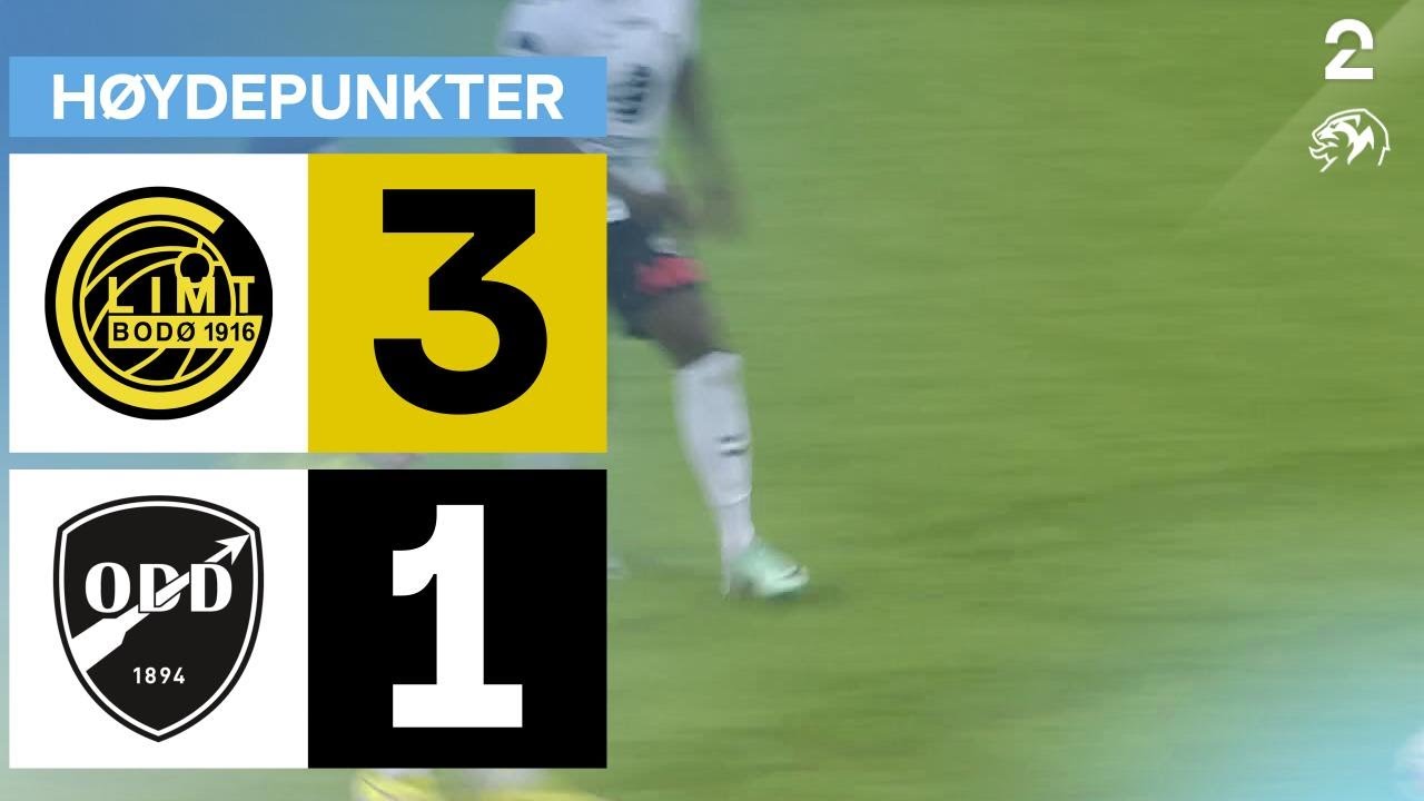 Bodø/Glimt 3 - 1 Odd - Høydepunkter