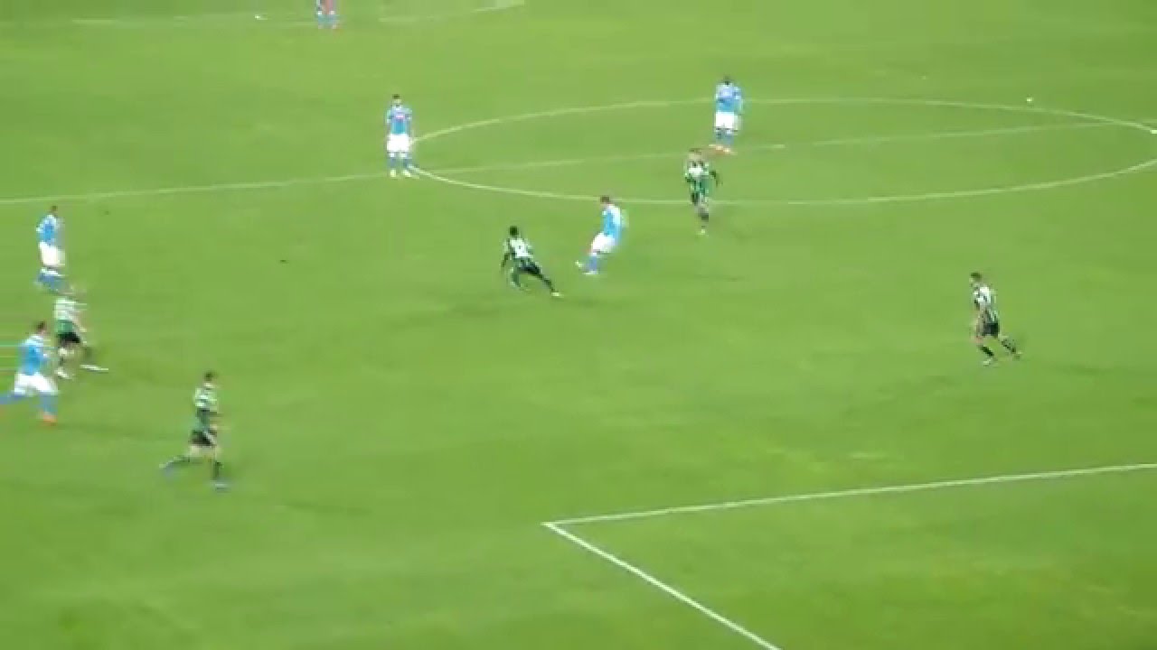 Napoli Sassuolo 3-1 maestoso tiki taka del Napoli