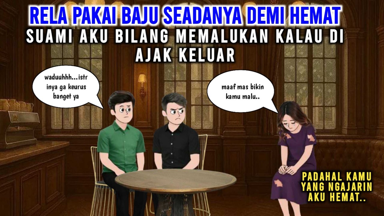 RELA PAKAI BAJU SEADANYA DEMI HEMAT, SUAMI AKU BILANG MEMALUKAN KALAU DI AJAK KELUAR