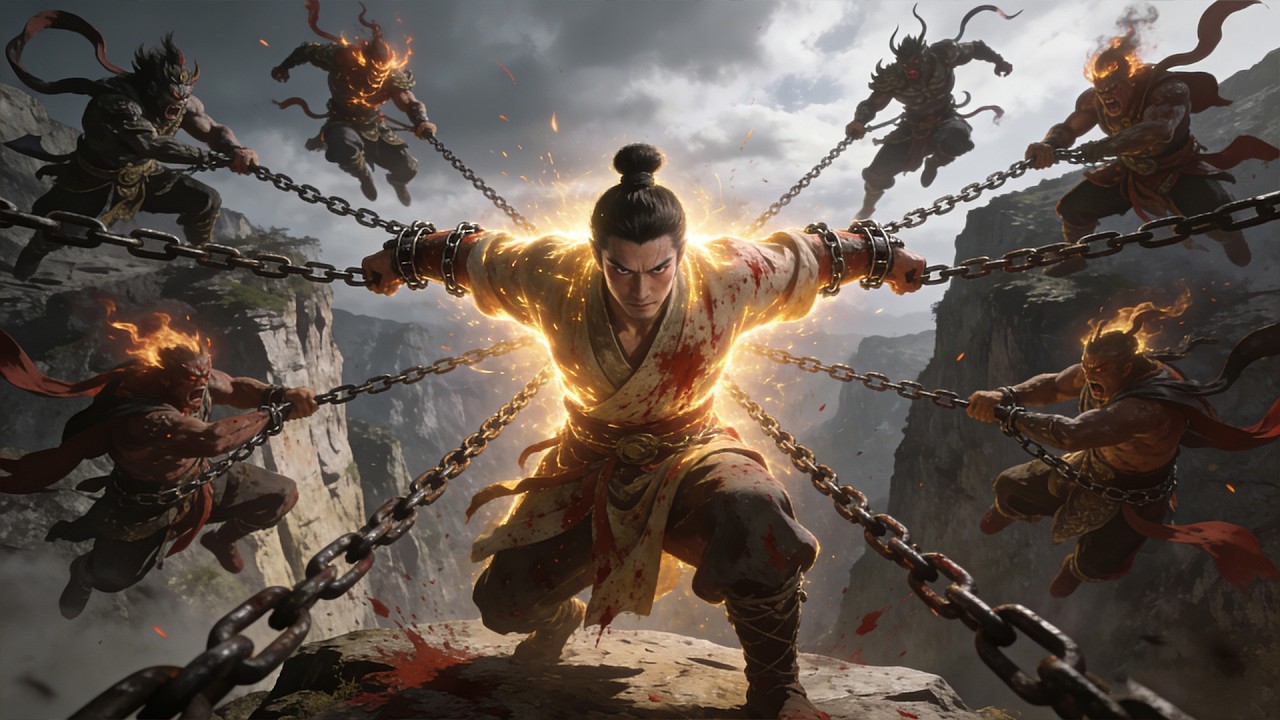 任人欺負的小夥竟修成神功，秒殺九大戰神！#武侠 #功夫 #kungfu #kungfumaster