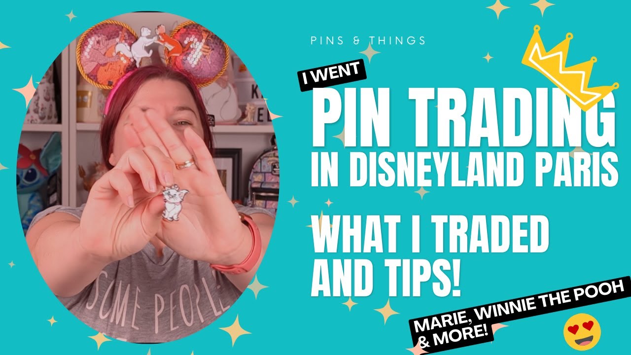 Pin trading in Disneyland Paris! What I traded and how | Forgotten pin unboxing | Little Mermaid Pin