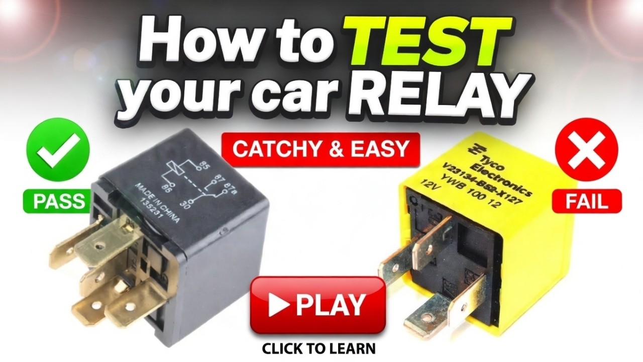 How to test your CAR RELAY on your own! #car #engine #relay #DIY #automobile