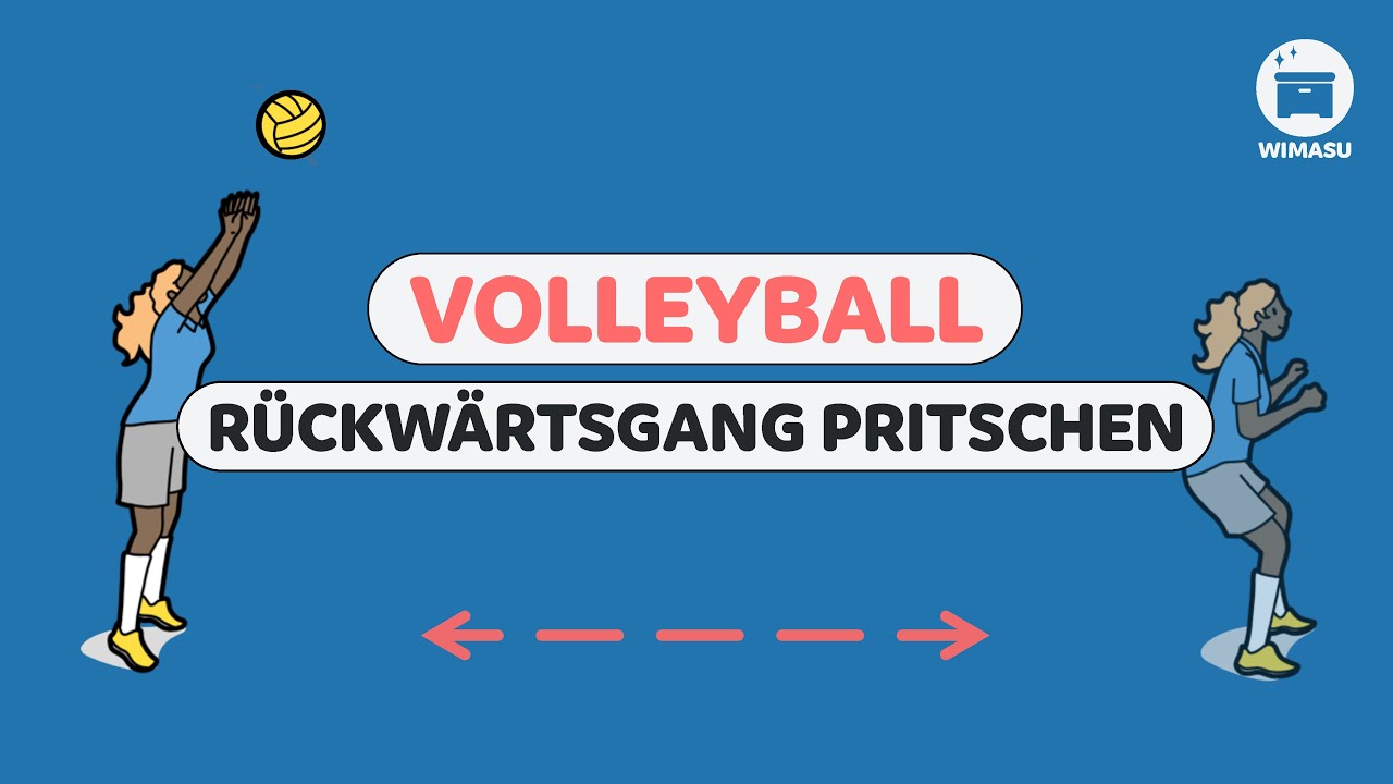 [Pritschen] R&uuml;ckw&auml;rtsgang Pritschen | Volleyball | WIMASU