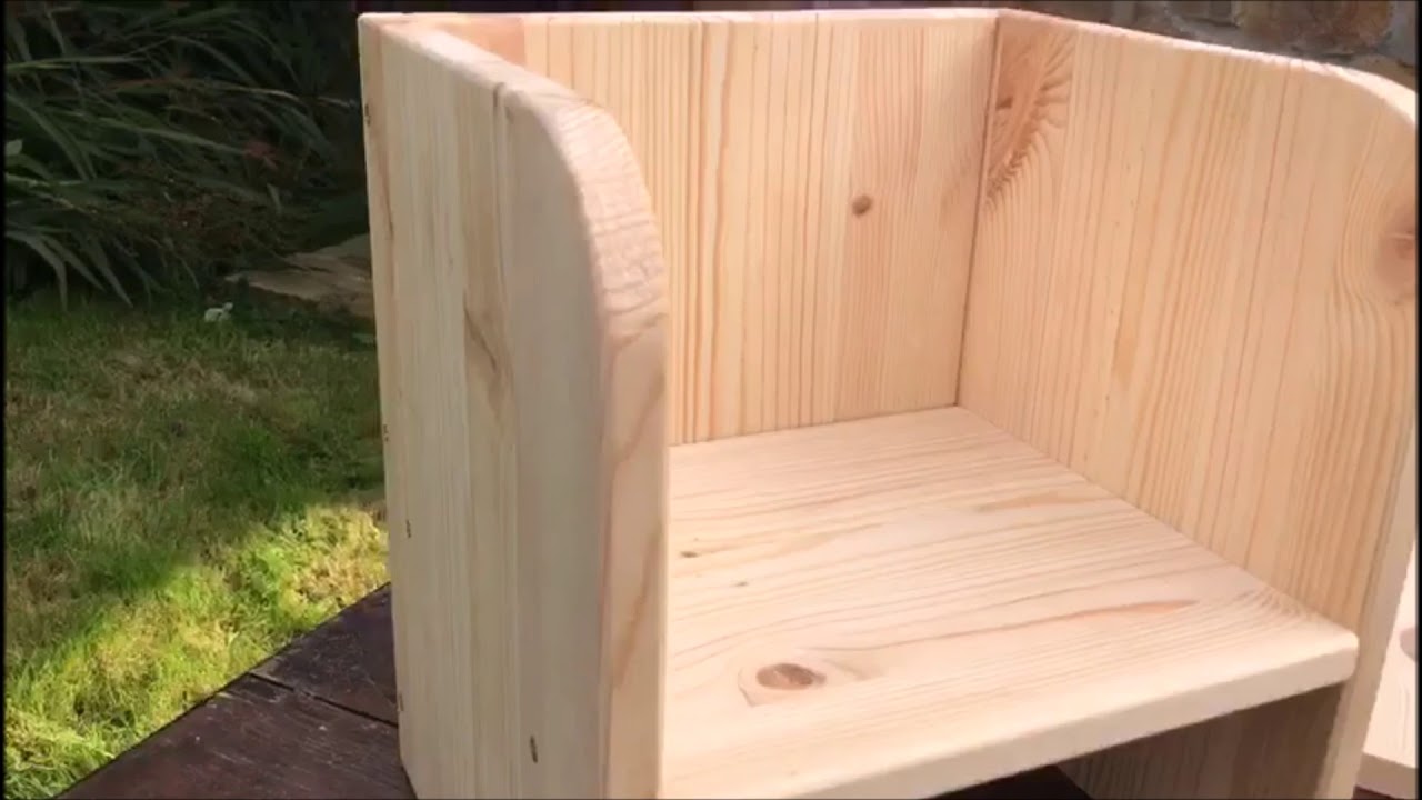 Tutorial para hacer una silla cubo