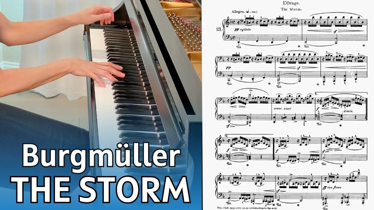 L'Orage (The Storm) by Burgmuller, Op. 109 | Performance