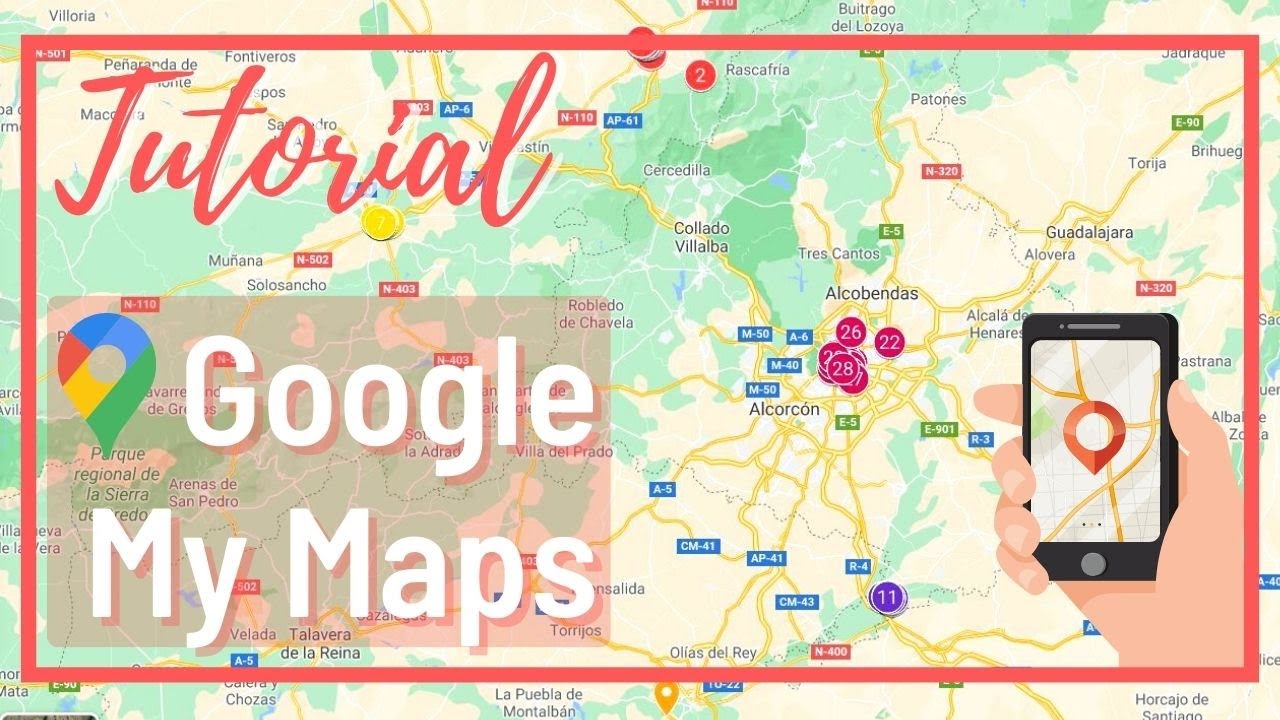 Tutorial para aprender a crear mapas e itinerarios con Google Maps