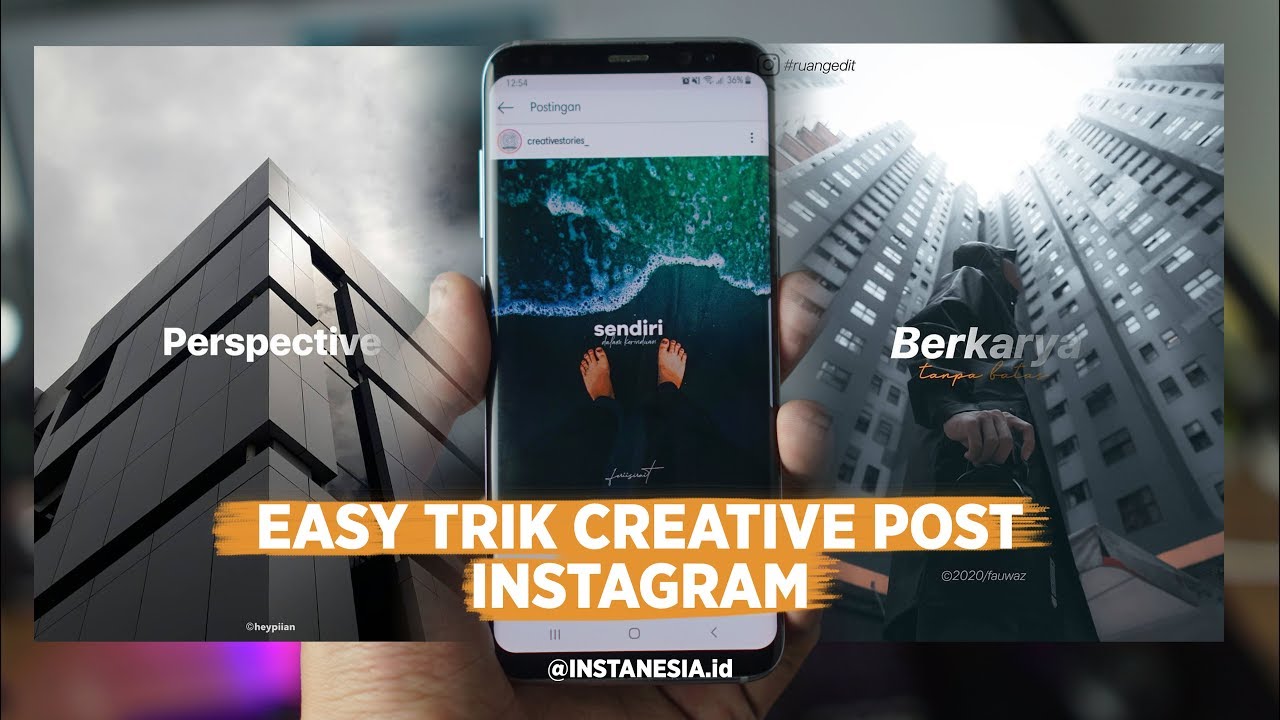 Trik Creative Post Instagram Aesthetic | instastory trik