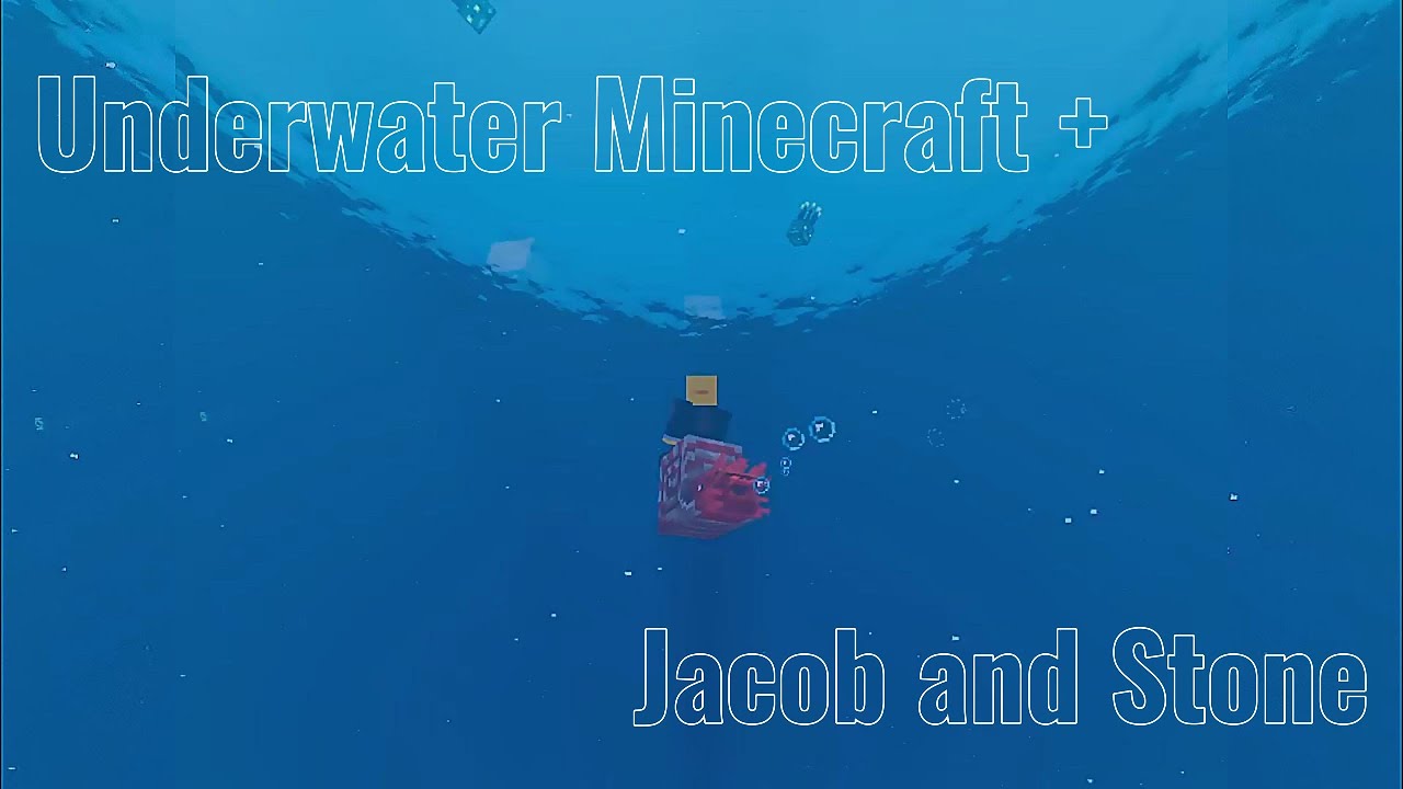 Underwater Minecraft + Jacob and Stone | 1 HOUR SLEEP GAMEPLAY