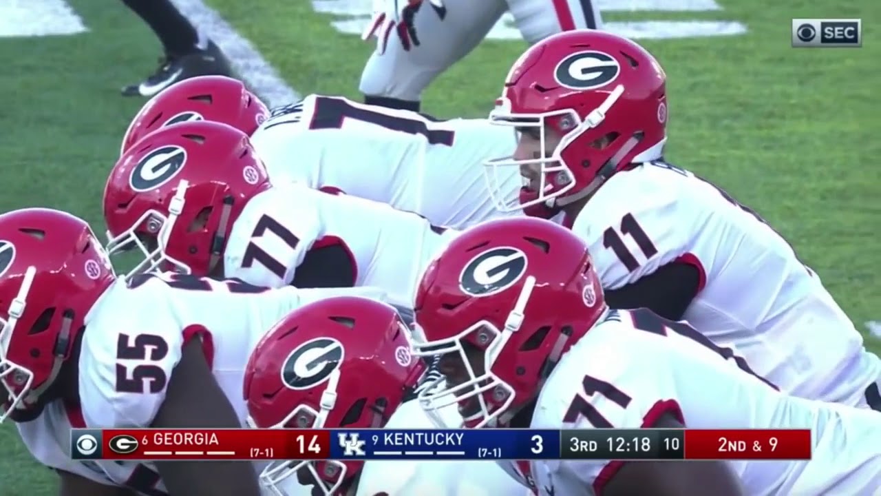 D'Andre Swift (Georgia RB #7) vs Kentucky 2018