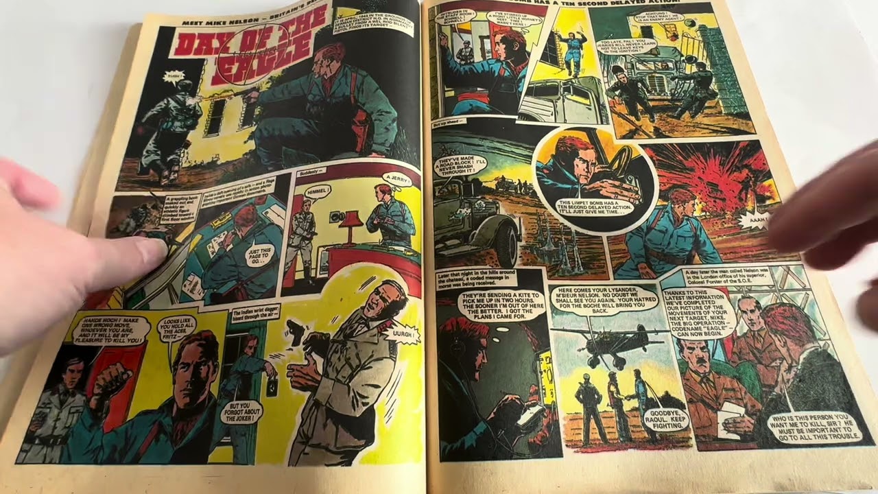 Vintage 1975 Battle Picture Weekly Comic First Issue No. 1 With Free World War II Combat Stickers