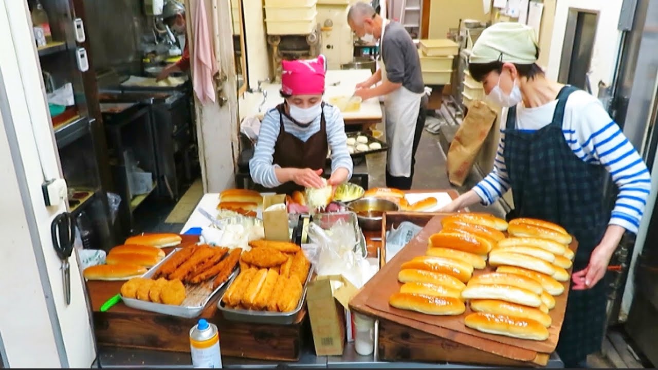 朝から行列する京都で超有名パン屋「まるき製パン所」の職人に密着！It's a bakery that you should stop by when you come to Kyoto! 빵/ASMR
