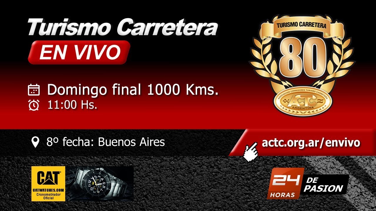 08-2017) Buenos Aires: Final Turismo Carretera 1000 Kms.