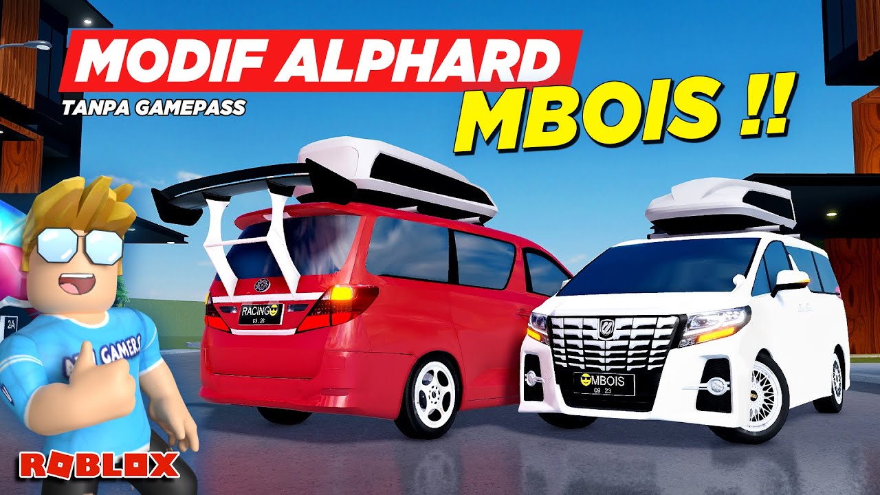 MODIFIKASI MOBIL ALPHARD MEWAH MBOIS TANPA GAMEPASS DI CDID UPDATE - Roblox Indonesia