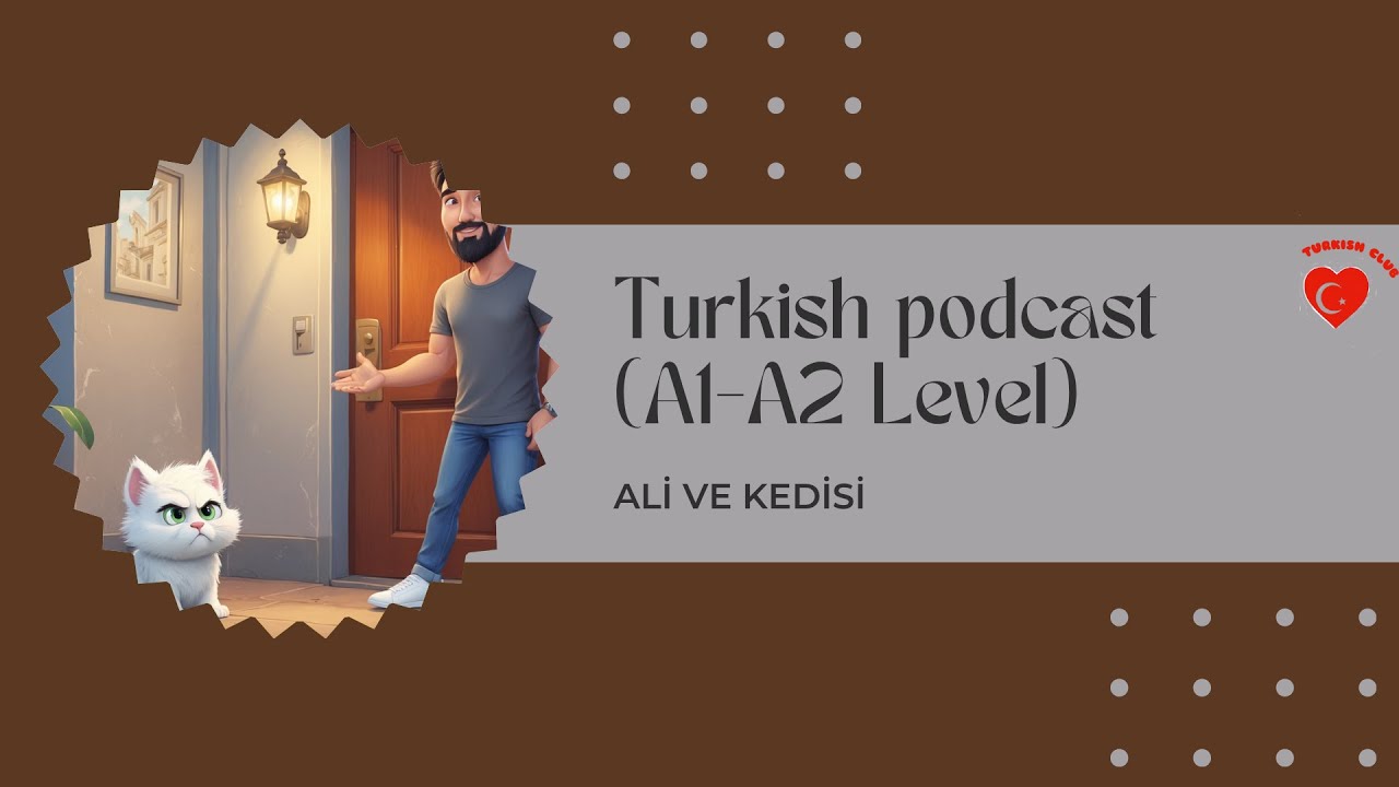 Turkish Podcast | Ali and his cat's Adventure in Istanbul | Learn Turkish with Fun Stories |