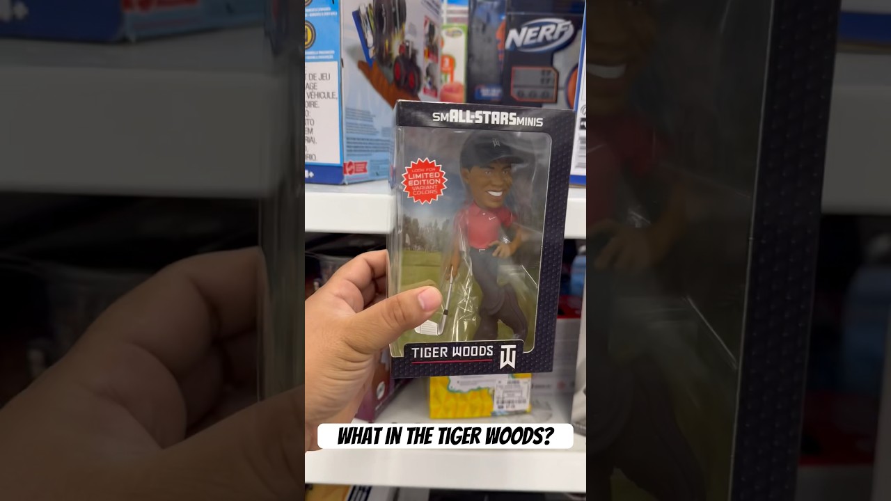 Toy hunt weird figure find. I never knew they made these. #toyhunter #golf #tigerwoods #funko