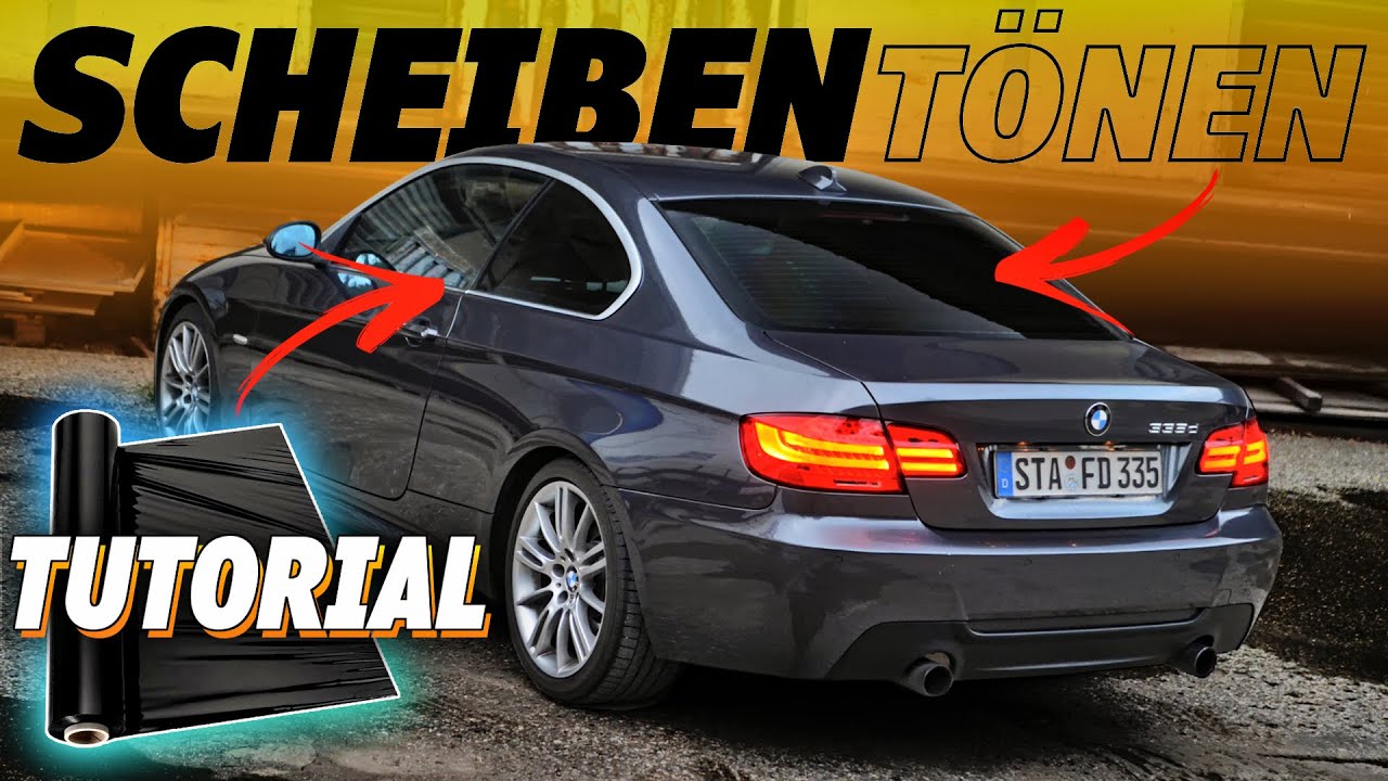 AUTO-SCHEIBEN FOLIERNE/TÖNEN Tutorial | BMW E92 | Fahr doch