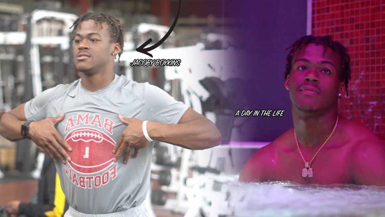 A Day In The Life of a D1 Football Player: Alabama's Jacoby Boykins