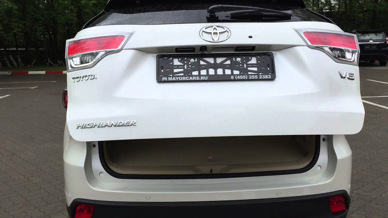 Обзор семейного внедорожника Toyota Highlander 2015