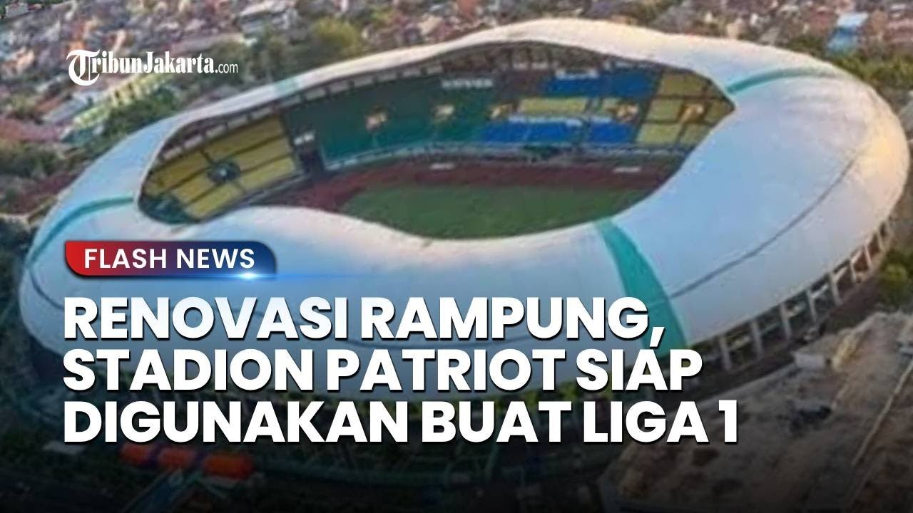 Renovasi Rampung, Stadion Patriot Candrabhaga Bekasi Siap Gelar Pertandingan