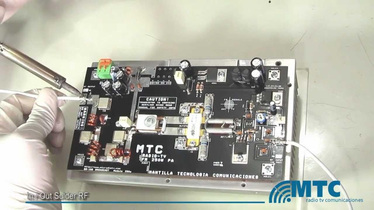 AMPLIFIER RF BROADCAST SET AMP300 FM 88 - 108 MHZ MODULE