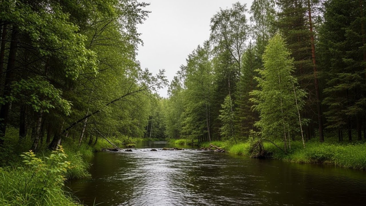 Calm Flowing River 🌿 Peaceful Natural Ambience for Meditation and Deep Sleep #41